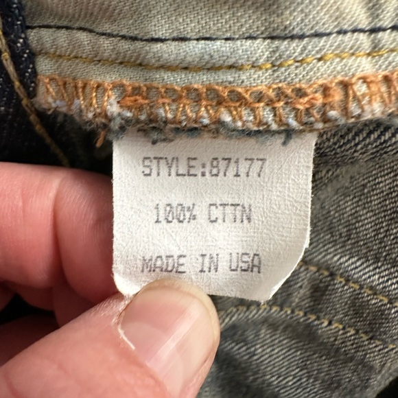 J. Crew Boy Boyfriend Jean Button Fly 33 short Dark Blue NWOT - Picture 15 of 16